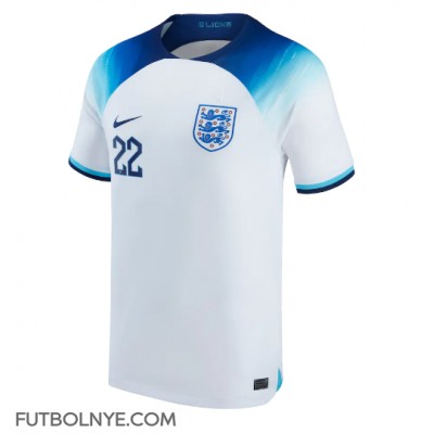 Camiseta Inglaterra Jude Bellingham #22 Primera Equipación Mundial 2022 manga corta